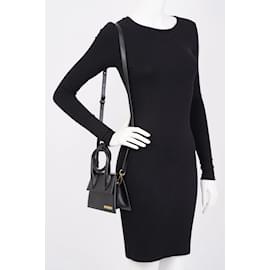 Jacquemus-Jacquemus Le Chiquito Noeud Black Leather-Black
