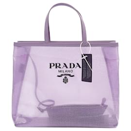 Prada-Prada Tote Purple Sequin-Purple