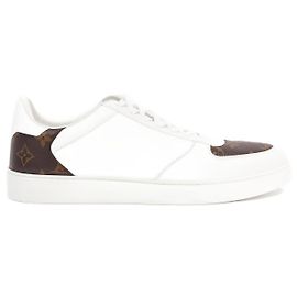 Louis Vuitton Rivoli Blanc / Cuir Monogram Marron EU 43 UK 9 Marron