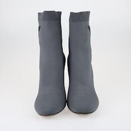 Prada-Bottes chaussettes grises-Gris