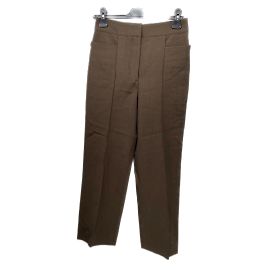 LEMAIRE  Trousers T.fr 34 Wool Brown