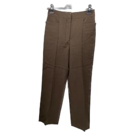 Lemaire-LEMAIRE  Trousers T.fr 34 Wool-Brown