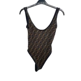 FENDI Bademode T.ES 40 Polyester Braun
