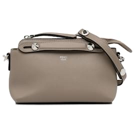 Fendi-Cartable Fendi Brown Mini By The Way-Marron,Beige