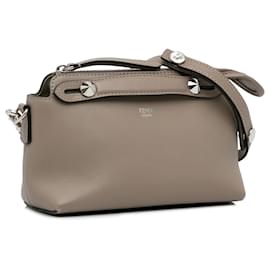 Fendi-Cartable Fendi Brown Mini By The Way-Marron,Beige