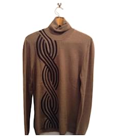 Hermès-Sweaters-Camel