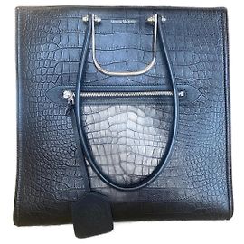 Borsa Alexander McQueen Tall Story in pelle Nero
