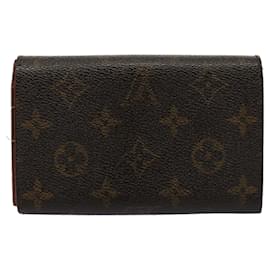 Louis Vuitton-Carteira LOUIS VUITTON Monograma Portefeuille Tresol M61736 LV Auth bs9639-Monograma