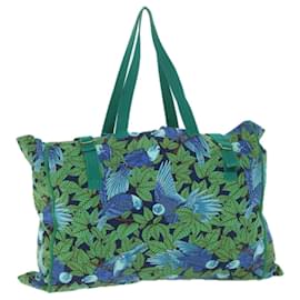 Hermès-HERMES Tote Bag Canvas Green Auth bs9331-Green