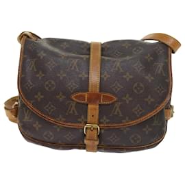 Louis Vuitton-Louis Vuitton Monogram Saumur 30 Bolso de hombro M42256 LV Auth 57662-Monograma