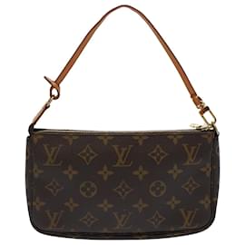 Louis Vuitton-LOUIS VUITTON Monogramm Pochette Accessoires Tasche M.51980 LV Auth am5157-Monogramm