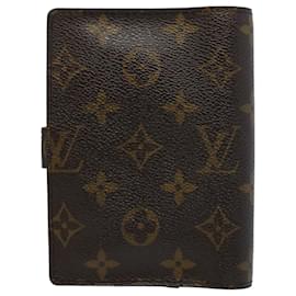 Louis Vuitton-LOUIS VUITTON Monogram Agenda PM Day Planner Cover R20005 LV Aut 58369-Monogramma