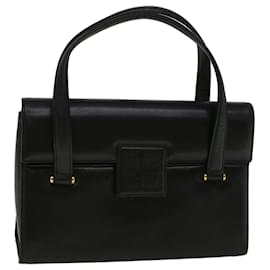 Givenchy-GIVENCHY Borsa a Mano Pelle Nera Auth bs9526-Nero