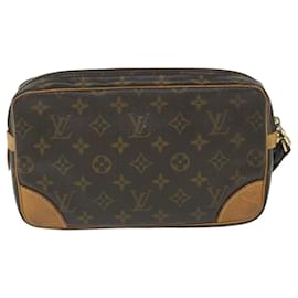 Louis Vuitton-LOUIS VUITTON Monogramm Marly Dragonne GM Clutch Bag M.51825 LV Auth 58645-Monogramm