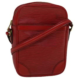 Louis Vuitton-LOUIS VUITTON Epi Danube Shoulder Bag Red M45637 LV Auth ti1258-Red