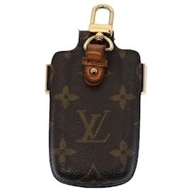 Louis Vuitton-LOUIS VUITTON Monogram Etui Téléphone International Phone Case M63064 auth 58375-Monogramme