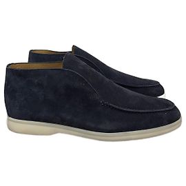 LORO PIANA  Boots T.eu 39 Suede Blue