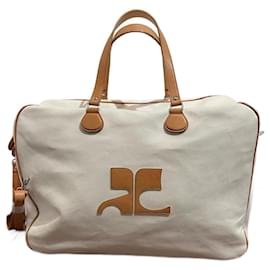 Courreges-COURREGES  Travel bags T.  cloth-Beige