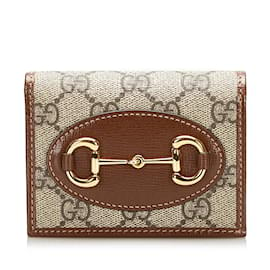 Gucci-GUCCI WalletsLeather-Brown