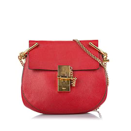 Chloé-CHLOE HandbagsLeather-Red