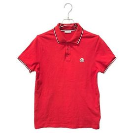 Polo Moncler Rojo de Algodón M Roja