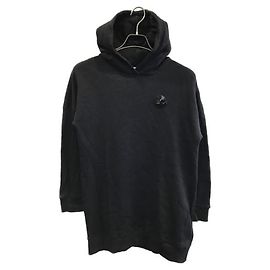 Robe Moncler à sequins avec logo noir coton Noir