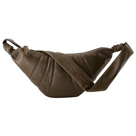 Bolsa Croissant Média - Lemaire - Couro - Tabaco Escuro Marrom