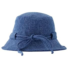 Jacquemus-Le Bob Gadjo Bucket Hat - Jacquemus - Cotton - Blue-Blue