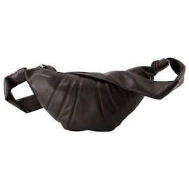 Bolsa Pequena Croissant - Lemaire - Couro - Chocolate Amargo Marrom