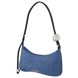 Jacquemus-Le Bisou Perle Shoulder Bag - Jacquemus - Cotton - Blue-Blue