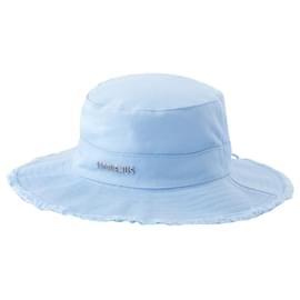 Jacquemus-Le Bob Artichaut Bucket Hat - Jacquemus - Cotton - Blue-Blue