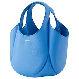Coperni-Mini Bucket Swipe Shopper Bag - Coperni - Leather - Blue-Blue