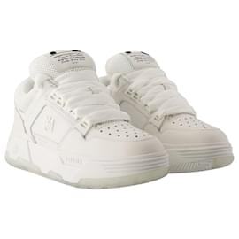 Amiri-MA 1 Sneakers - Amiri - Leather - White-White