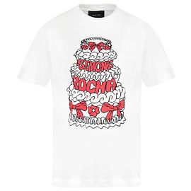 Cake Print T-Shirt - Simone Rocha - Cotton - White White