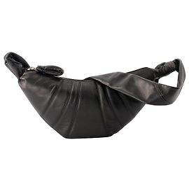 Borsa piccola per croissant - Lemaire - Pelle - Nera Nero