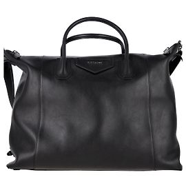 Givenchy Large Soft Antigona Bag in Black Leather Black