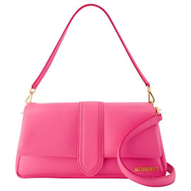Jacquemus-Le Bambimou Bag - Jacquemus - Leather - Neon Pink-Pink