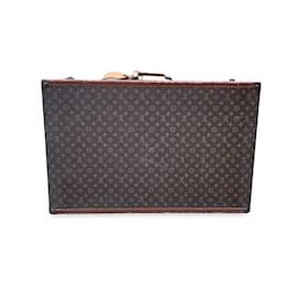 Louis Vuitton-Vintage Monogram Canvas Braken 80 Trunk Luggage Bag-Brown