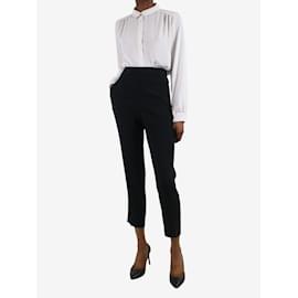 Etro-Black high-rise tailored trousers - size IT 38-Black