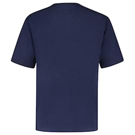 Autre Marque-Vibrant Fox Head T-Shirt - Maison Kitsuné - Blue - Cotton-Blue