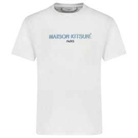 Autre Marque-T-shirt Paris - Maison Kitsuné - Crema - Cotone-Bianco