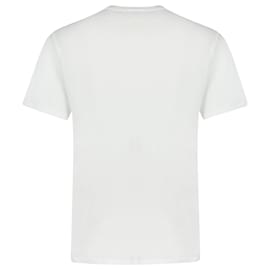 Autre Marque-T-shirt Paris - Maison Kitsuné - Crema - Cotone-Bianco