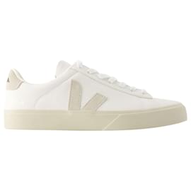 Veja-Baskets Campo - Veja - Cuir - Daim Blanc-Blanc