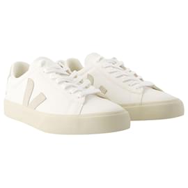 Veja-Campo Sneakers - Veja - Leder - Weißes Wildleder-Weiß
