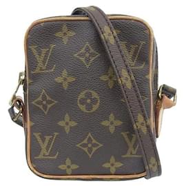 Louis Vuitton-Monogramm Mini Donau in sehr gutem Zustand-Braun