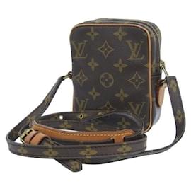 Louis Vuitton-Monogramm Mini Donau in sehr gutem Zustand-Braun