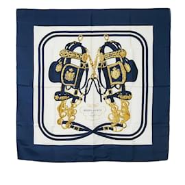 Hermès-Hermes Carre 90 Brides de Gala Silk Scarf  Canvas Scarf in Excellent condition-Black