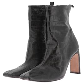 Autre Marque-MIISTA  Ankle boots T.eu 39 leather-Black