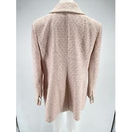 Chanel-CHANEL  Jackets T.fr 46 tweed-Pink
