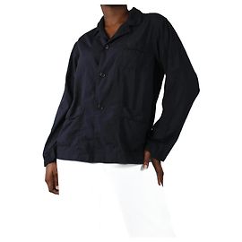 Comme Des Garcons Blaue Jacke mit Knöpfen und Taschen Andere